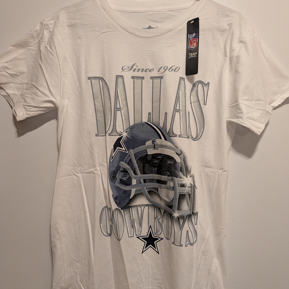 NFL Team Apparel White Graphic Tee